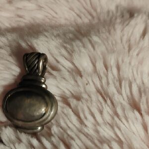 Silver Oval Pendant